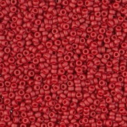 Miyuki seed beads 11/0 - Metallic matte brick red 11-2040